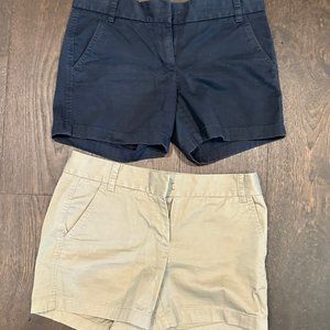 J. Crew Chino Shorts - 5in inseam, size 4
